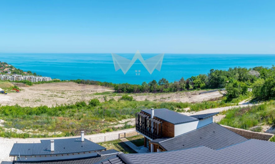 Двуетажна къща с морска панорама - - снимка 1 - Имоти Премиер