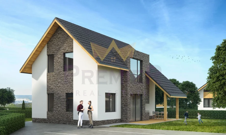 Двуетажна къща в с.Звездица - - снимка 1 - Имоти Премиер