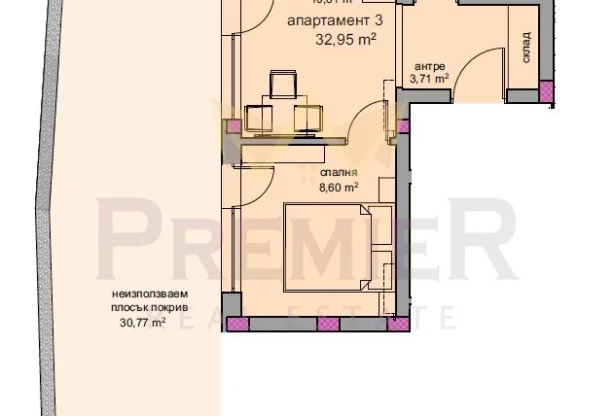 Агенция за недвижими имоти - Имоти Премиер - имот - 871191, Цена: 73800 EUR