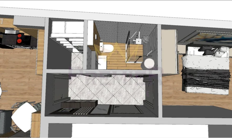 Двустаен апартамент - - снимка 15 - Имоти Премиер