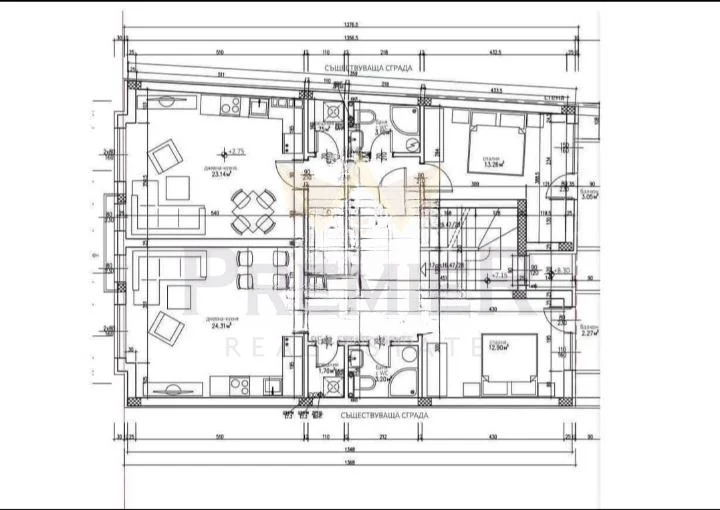 Двустаен апартамент - - снимка 7 - Имоти Премиер