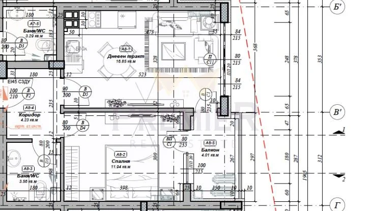 Двустаен апартамент – Бриз, Варна -  - снимка 1 - Имоти Премиер