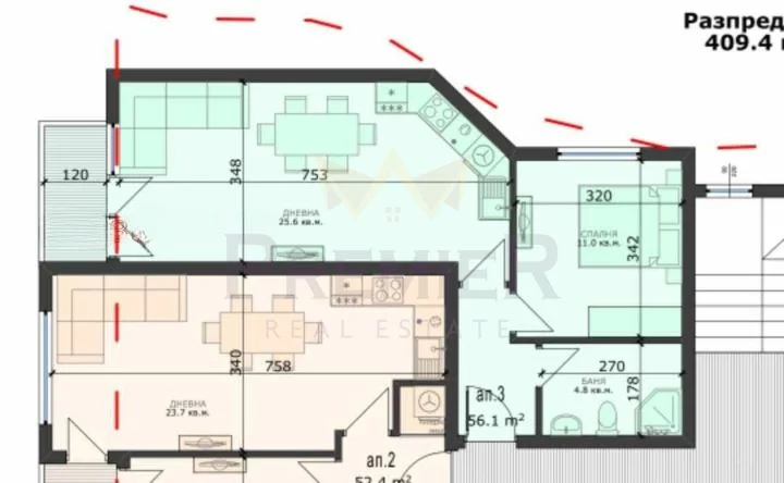 Двустаен апартамент – М-т Сотира, Варна -  - снимка 1 - Имоти Премиер