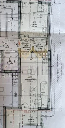 Двустаен апартамент – Зимно кино Тракия, Варна -  - снимка 1 - Имоти Премиер