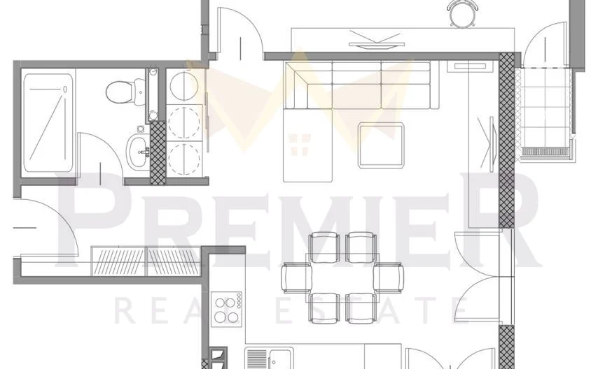 🏡 ДВУСТАЕН АПАРТАМЕНТ А-14 | НОВО СТРОИТЕЛСТВО | БУТИКОВ КОМПЛЕКС ВИНИЦА ФОРЕСТ | кв. Виница, Варна -  - снимка 2 - Имоти Премиер