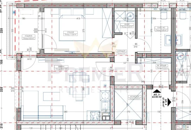 Агенция за недвижими имоти - Имоти Премиер - имот - 1062436, Цена: 98742 EUR