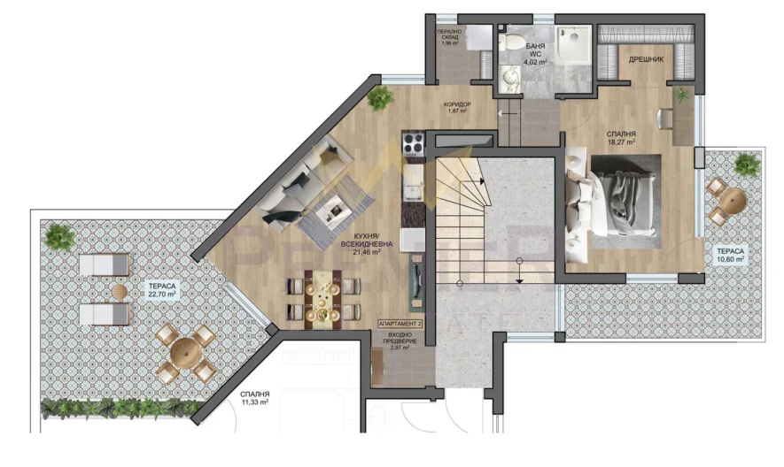 Двустаен апартамент до морето в град Бяла ! - - снимка 1 - Имоти Премиер