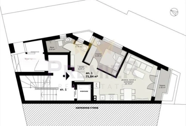 Агенция за недвижими имоти - Имоти Премиер - имот - 995635, Цена: 185000 EUR