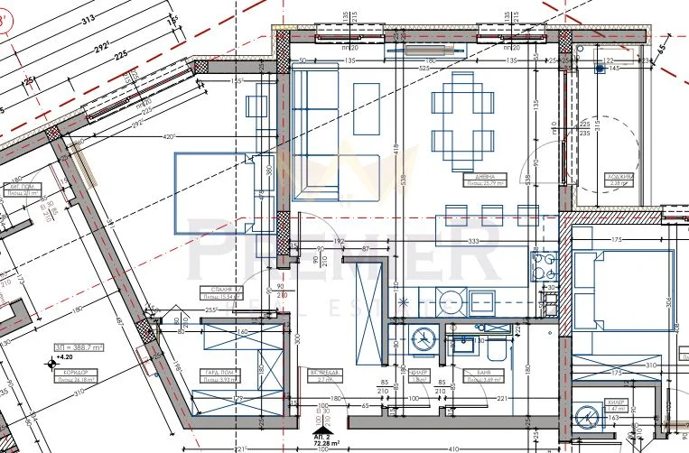 Двустаен апартамент к-кс Азалия 2, кв.Владиславово - - снимка 1 - Имоти Премиер
