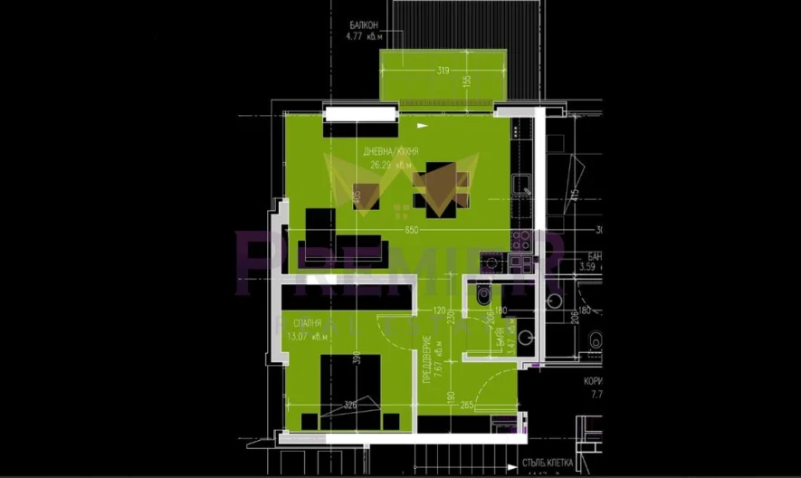 Двустаен апартамент, кв. Горна баня - - снимка 5 - Имоти Премиер