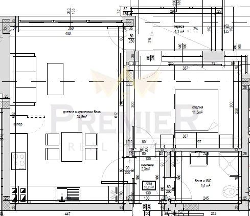 ДВУСТАЕН АПАРТАМЕНТ КВ ВИНИЦА - - снимка 4 - Имоти Премиер