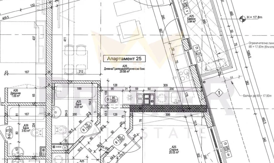 Двустаен апартамент, Полигона -  - снимка 6 - Имоти Премиер