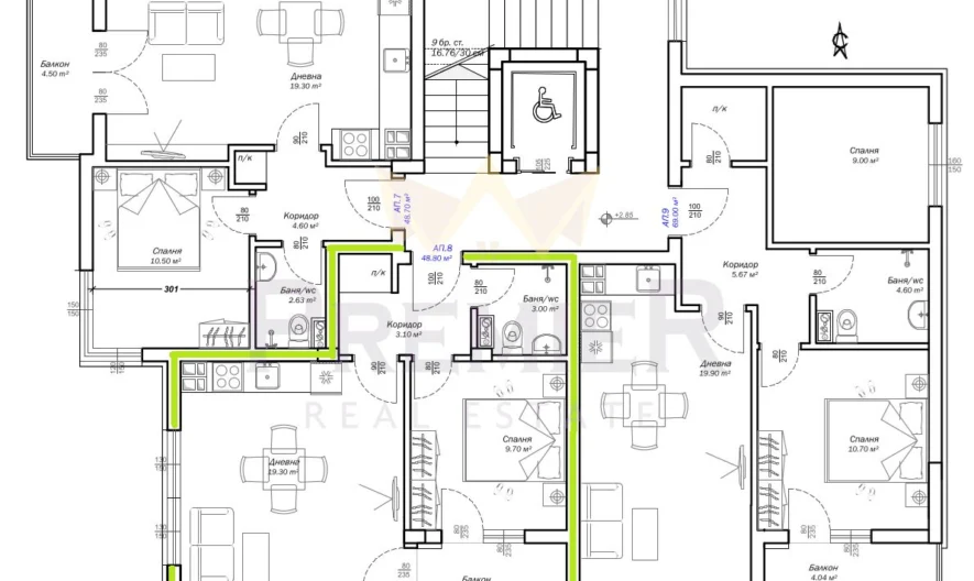 ДВУСТАЕН АПАРТАМЕНТ пред акт 16, м-т Пчелина -  - снимка 17 - Имоти Премиер