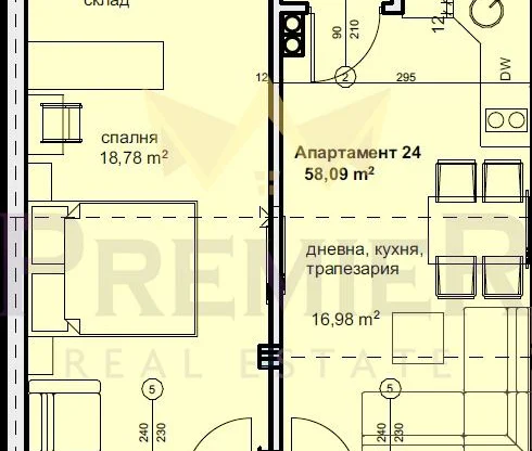 Агенция за недвижими имоти - Имоти Премиер - имот - 1187153, Цена: 104448 EUR