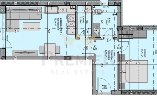 Агенция за недвижими имоти - Имоти Премиер - имот - 1106263, Цена: 124600 EUR