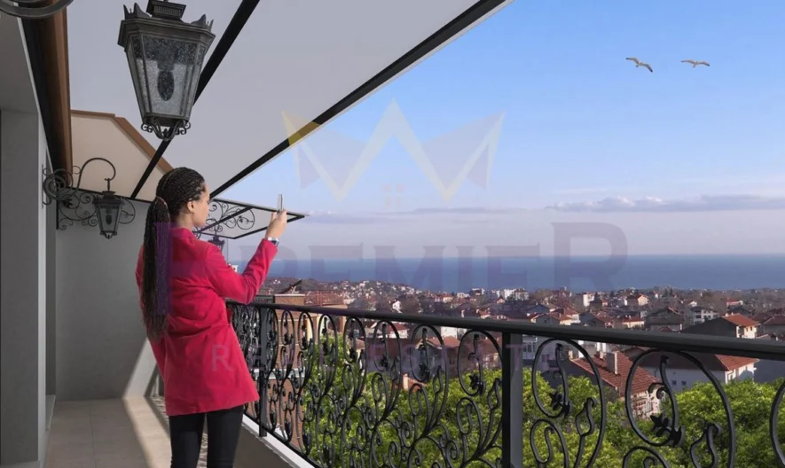 Двустаен апартамент с морска панорама и паркомясто в цената -  - снимка 2 - Имоти Премиер