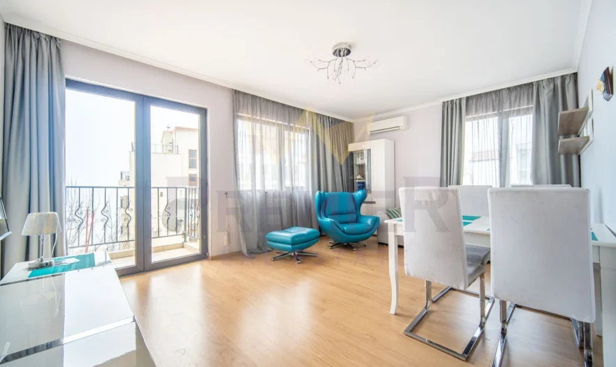 Двустаен апартамент с морска панорама за продажба в гр. Балчик -  - снимка 1 - Имоти Премиер