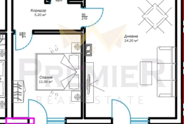 Агенция за недвижими имоти - Имоти Премиер - имот - 951979, Цена: 85500 EUR
