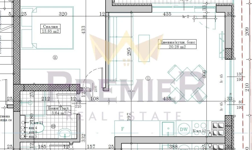 Двустаен апартамент с паркомясто кв. Победа - - снимка 5 - Имоти Премиер