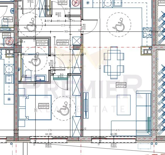Двустаен апартамент, сграда Азалия 3 -  - снимка 1 - Имоти Премиер
