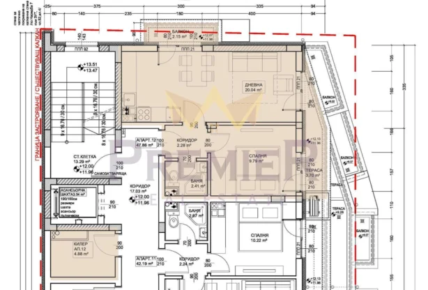 Агенция за недвижими имоти - Имоти Премиер - имот - 1051786, Цена: 123900 EUR