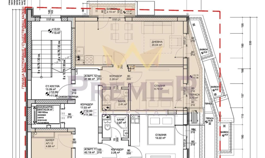 Двустаен апартамент, Цветен квартал - - снимка 2 - Имоти Премиер