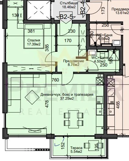 Двустаен апартамент в Бриз -  - снимка 4 - Имоти Премиер