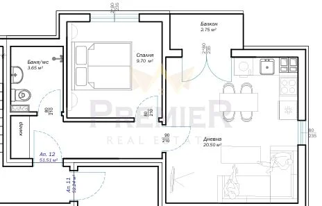 Агенция за недвижими имоти - Имоти Премиер - имот - 1033571, Цена: 87000 EUR