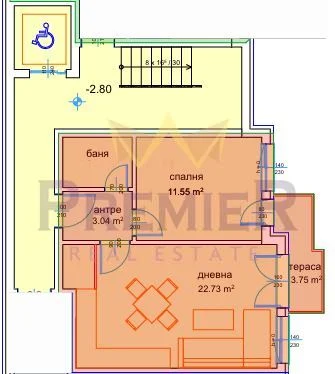 Двустаен апартамент в кв. Възраждане 3 -  - снимка 3 - Имоти Премиер