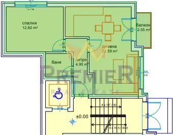 Двустаен апартамент в кв. Възраждане 3 - - снимка 4 - Имоти Премиер