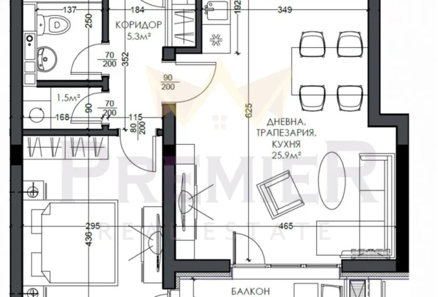 Агенция за недвижими имоти - Имоти Премиер - имот - 692592, Цена: 89550 EUR