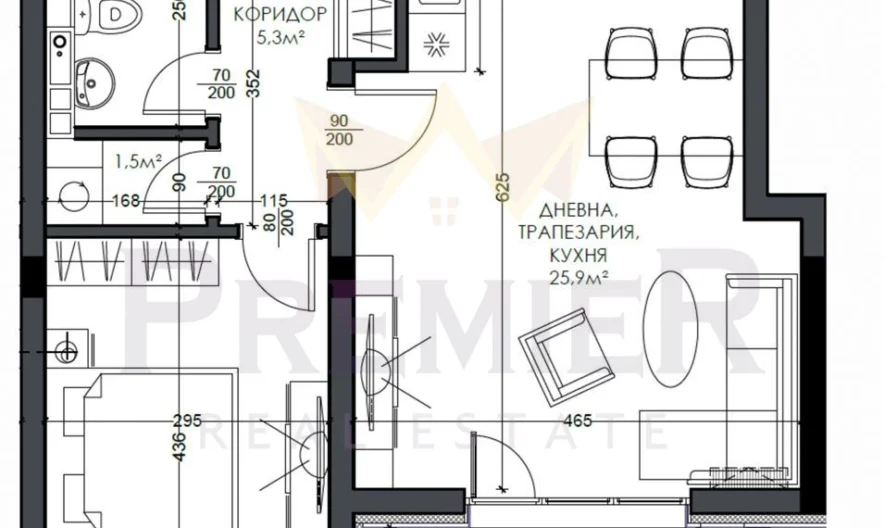 Двустаен апартамент в кв. Виница - - снимка 1 - Имоти Премиер