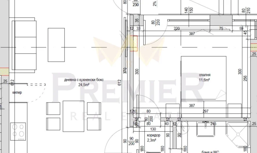 ДВУСТАЕН АПАРТАМЕНТ В КВ ВИНИЦА -  - снимка 4 - Имоти Премиер