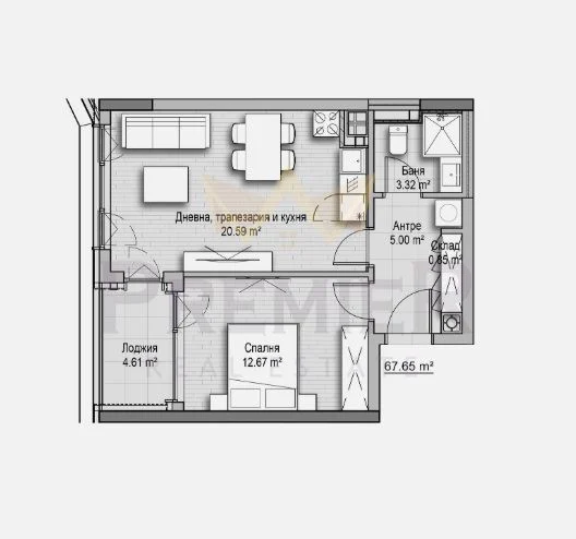 Агенция за недвижими имоти - Имоти Премиер - имот - 1059427, Цена: 229000 EUR