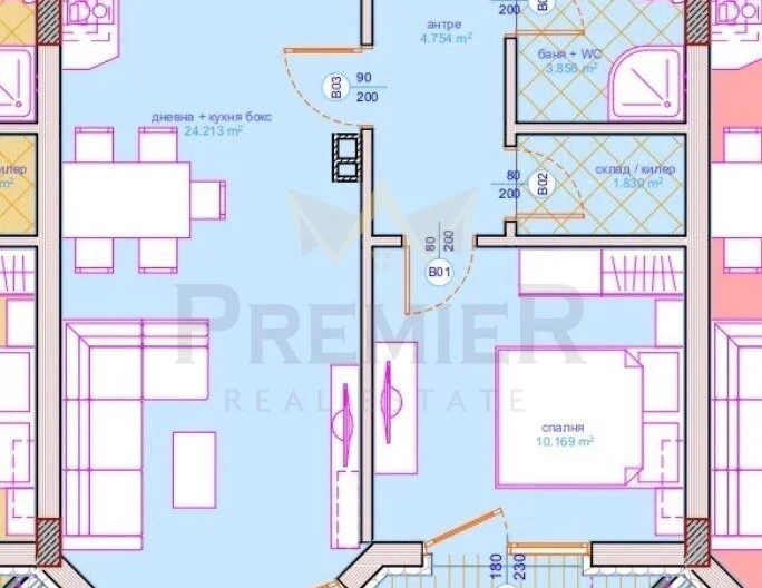 Двустаен апартамент в кв.Сарафово -  - снимка 9 - Имоти Премиер