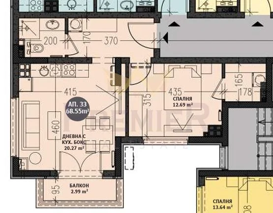 Двустаен апартамент в луксозна сграда - - снимка 5 - Имоти Премиер