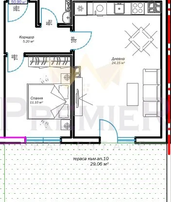 Агенция за недвижими имоти - Имоти Премиер - имот - 1007612, Цена: 100000 EUR