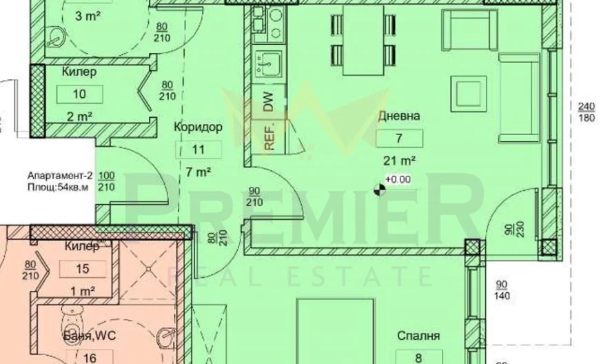 Двустаен апартамент в нова сграда -  - снимка 2 - Имоти Премиер