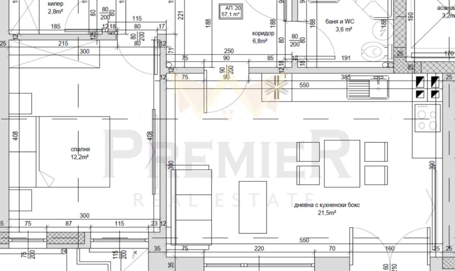 ДВУСТАЕН АПАРТАМЕНТ В НОВА СГРАДА- КВ.ВИНИЦА, ГР. ВАРНА -  - снимка 4 - Имоти Премиер