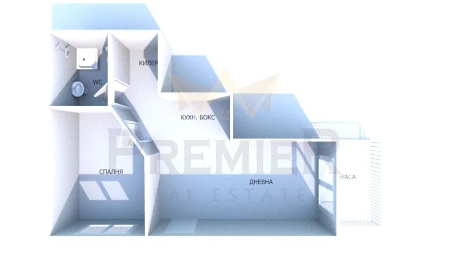 Двустаен апартамент в нова сграда в кв. Виница - - снимка 1 - Имоти Премиер