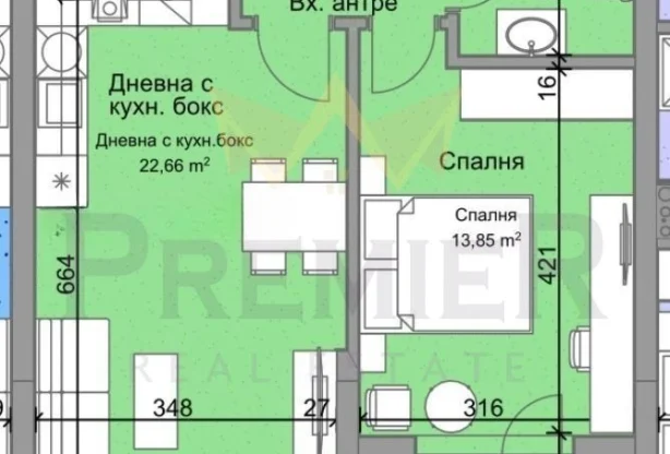 Агенция за недвижими имоти - Имоти Премиер - имот - 1248636, Цена: 100600 EUR