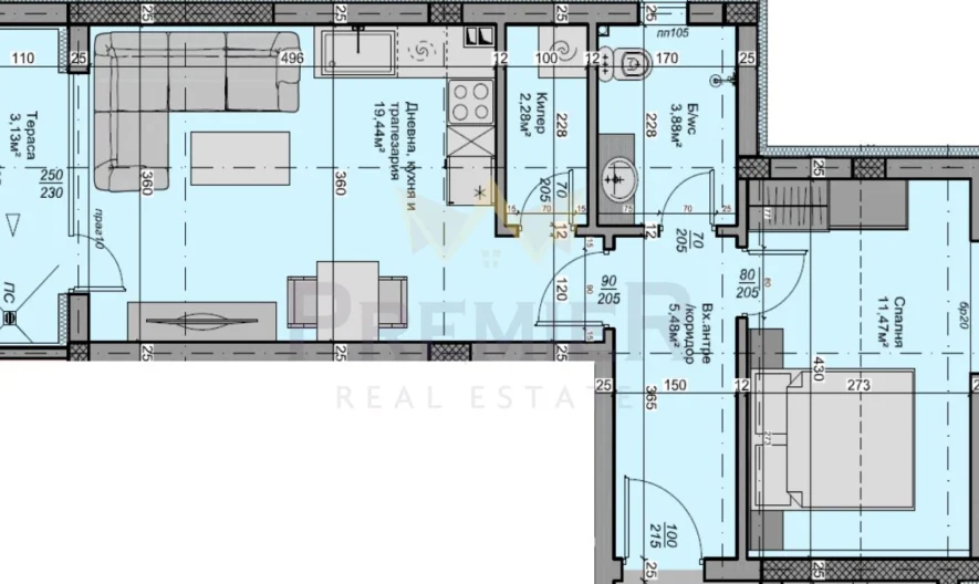 Двустаен апартамент в новосторяща се сграда в к.к Чайка- Ален Мак -  - снимка 3 - Имоти Премиер