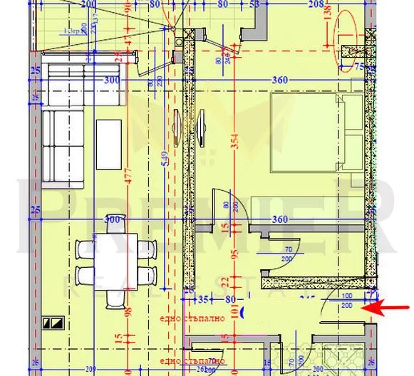 Двустаен апартамент в с. Кранево - - снимка 5 - Имоти Премиер