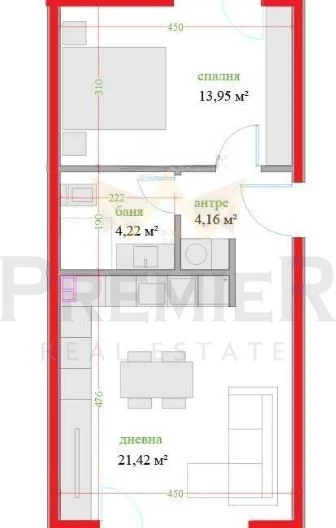 Двустаен апартамент в затворен комплекс – кв. Трошево, Варна -  - снимка 16 - Имоти Премиер