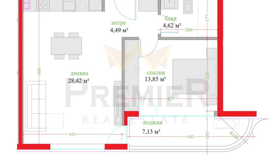 Dvustaen apartament Varna Siti Park Yug + -  - snimka 15 - Imoti Premier
