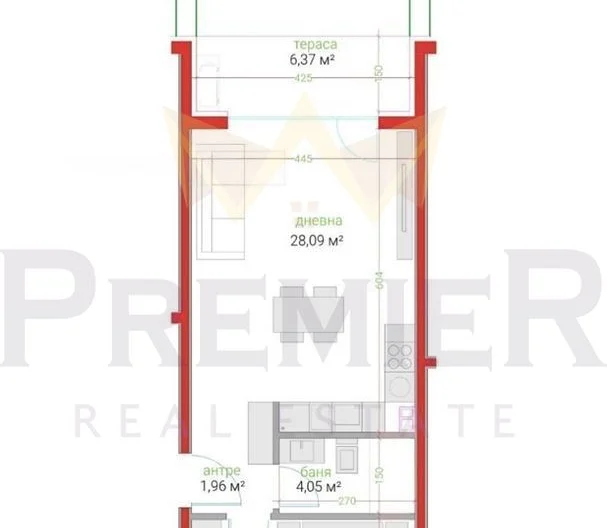 Двустаен апартамент във Варна Сити Парк Плюс -  - снимка 5 - Имоти Премиер