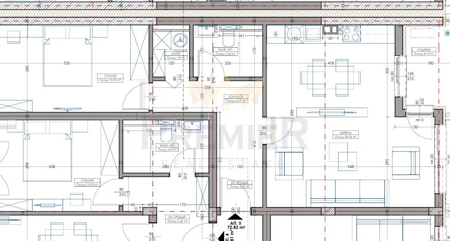 Двустаен апартамент,Владиславово -  - снимка 1 - Имоти Премиер