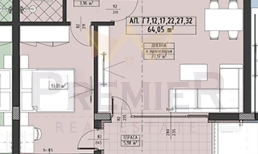 Двустаен апатрамент - - снимка 13 - Имоти Премиер