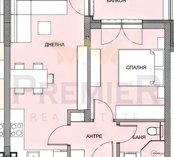 Двустаен Кайсиева градина -  - снимка 5 - Имоти Премиер