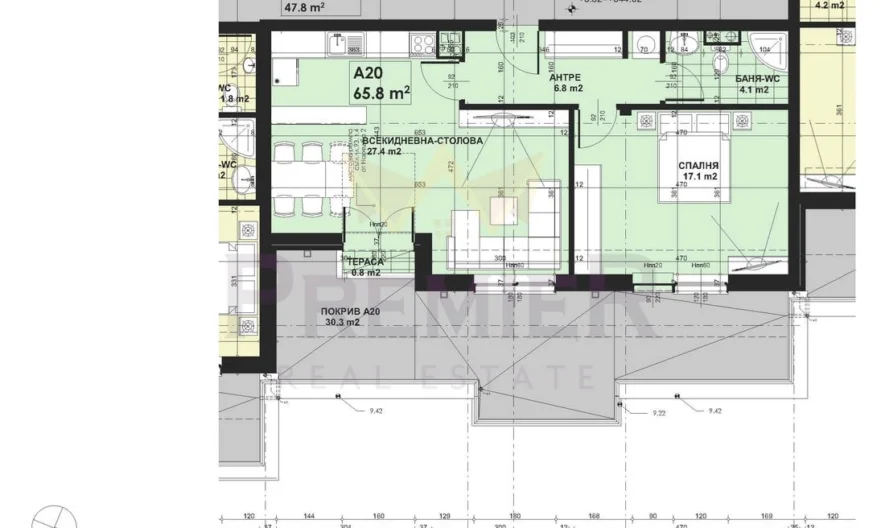Агенция за недвижими имоти - Имоти Премиер - имот - 1168316, Цена: 219300 EUR